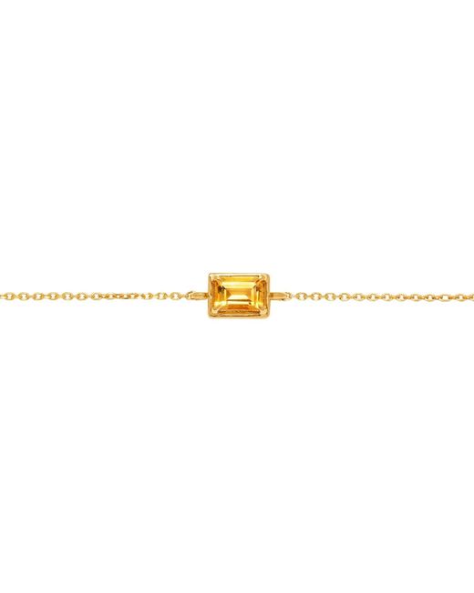 Belinda Jewelz Metallic Citrine Birthstone Bolo Bracelet