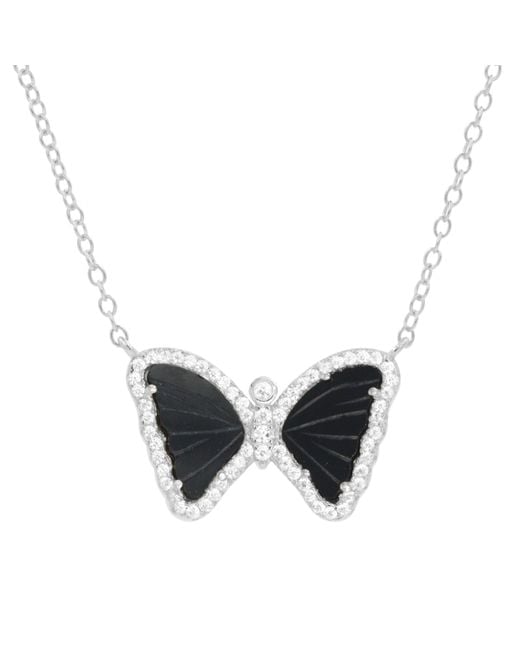 KAMARIA Metallic Mini Butterfly Necklace