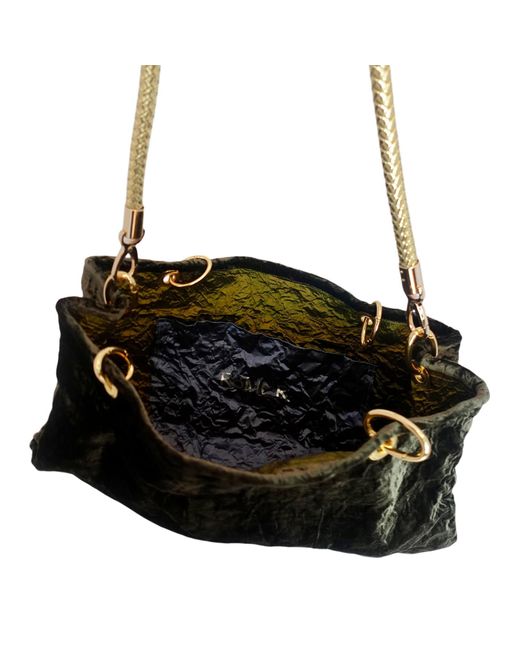 Romer Millinery Black Morphy Moldable 3 Way Handle Bag