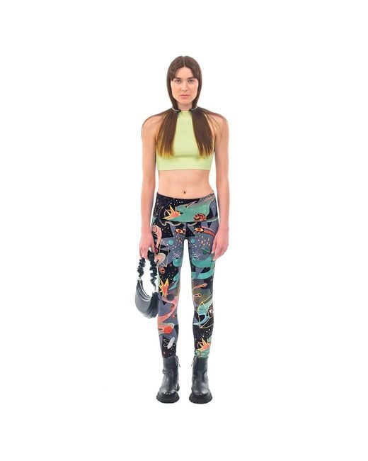 Pitaya Yoga Blue Door Of The Cosmos Leggings