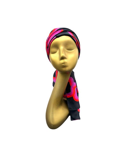 Julia Clancey Pink Link Silk Scarf