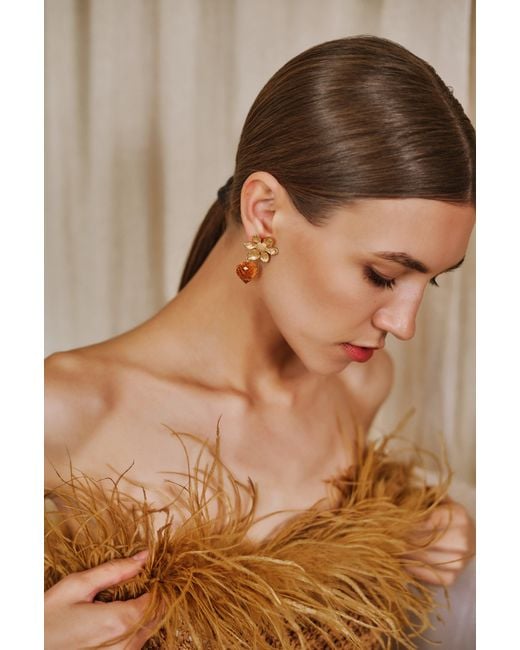 Decolet the label Metallic Ember Earrings