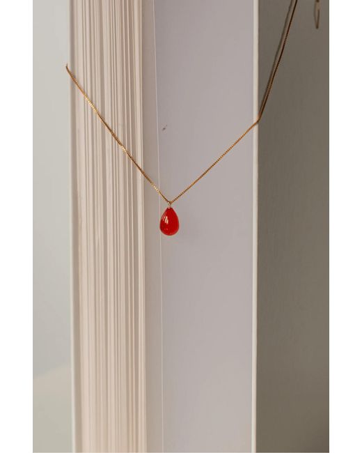 Katy Faye Metallic August Sardonyx Necklace
