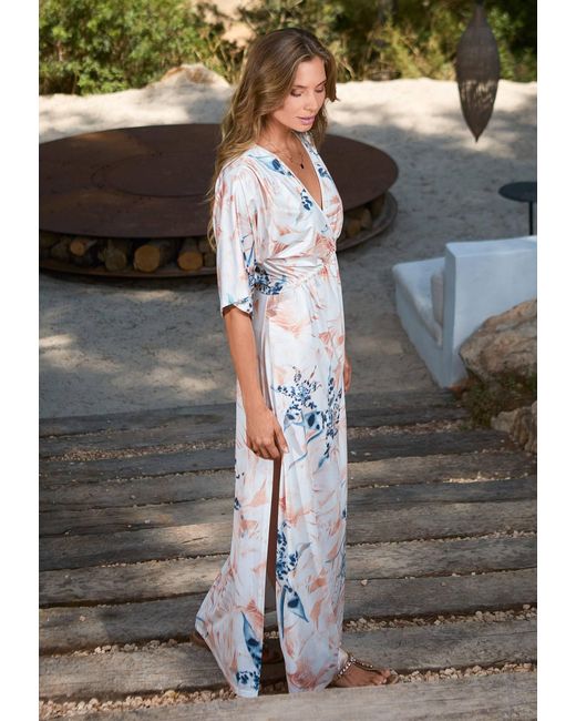Chic by Lirette White Kimono Dress Lotus Contadora