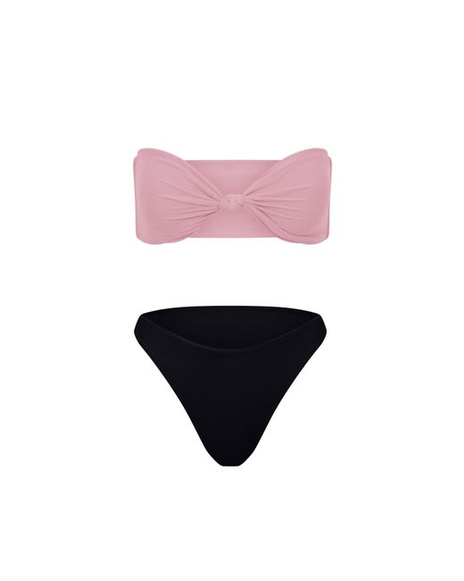 Blake Swimwear Pink Mid Bikini Bottom