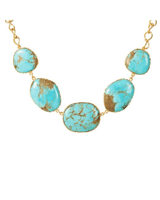 Christina Greene Blue Statement Necklace