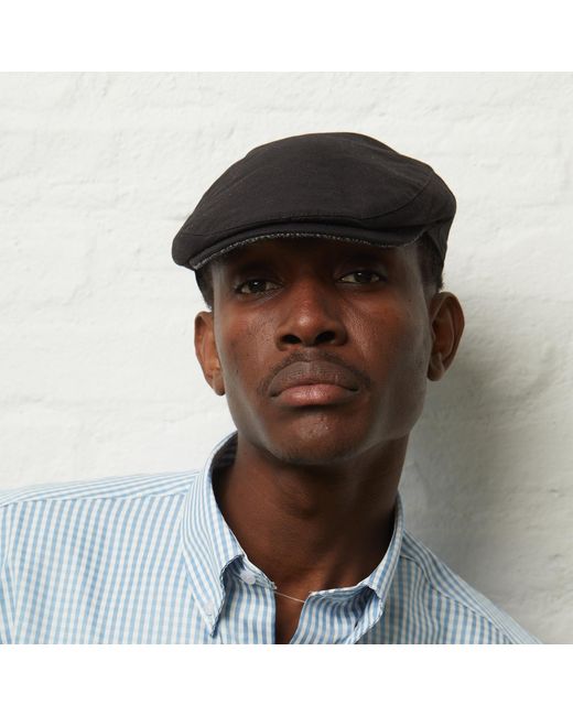Dasmarca Hats Gray Finley Carbon Italian Waterproof Cap for men