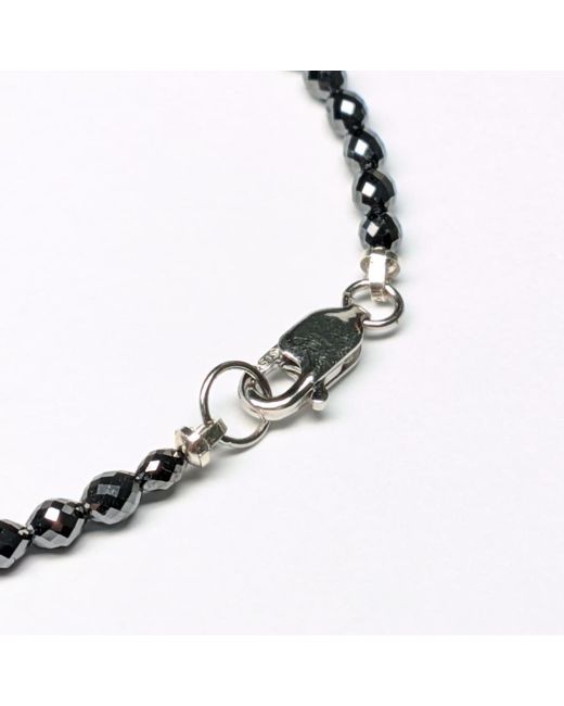 Rahul's Jewels Black 7 Genuine Diamond Oval Strand Bracelet