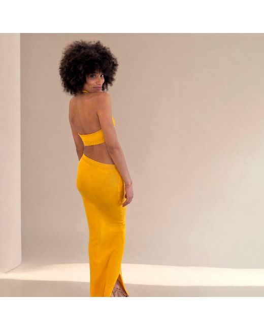Gajú Yellow Dune Skirt