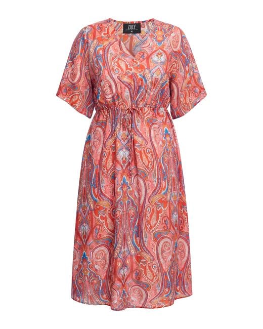 Zoe Red Veda Dress