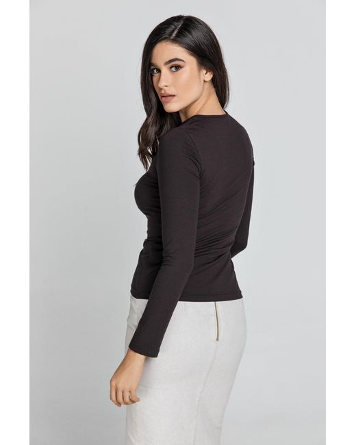 Conquista Black Dark Jersey Top