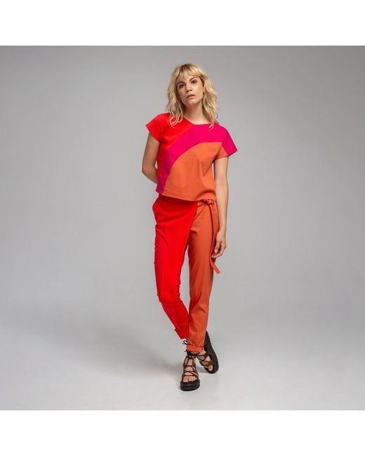 ARTISTA Red Mona Run Pants