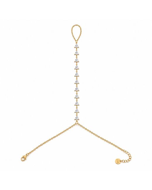 La Soula Jewelry Metallic Icon Hand Chain