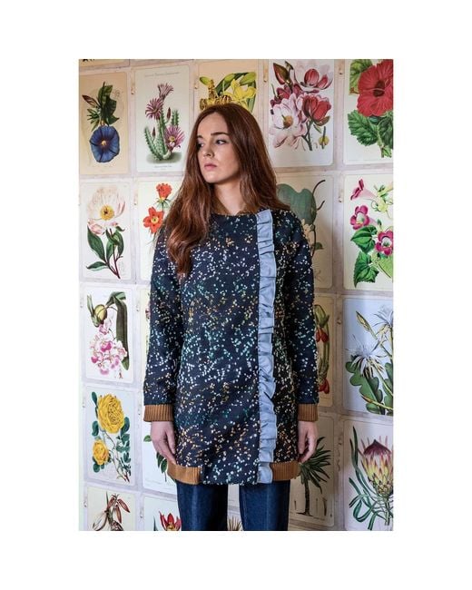 Absurde Blue Anastasia Bomber Jacket