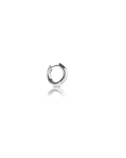Kasun Metallic Smile Hoop Earrings – August – Peridot –