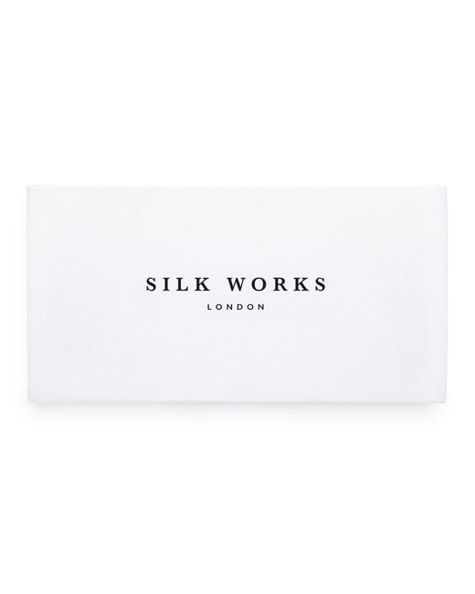 Silk Works Pink Rose Quartz Mulberry Silk Eye Mask