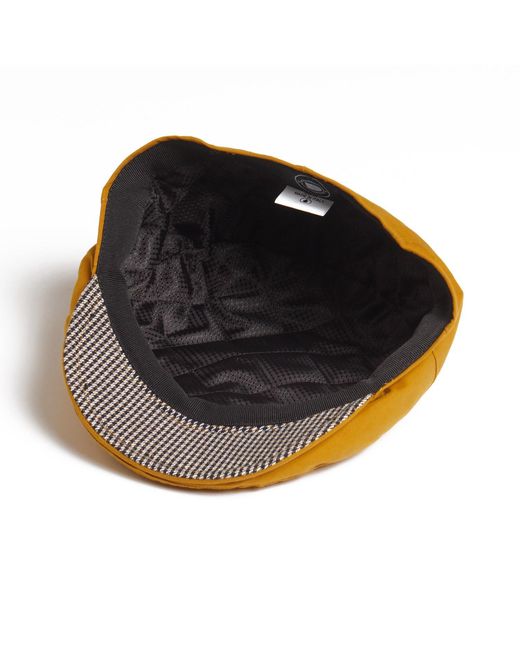 Dasmarca Hats Yellow Finley Dijon Italian Waterproof Cap for men