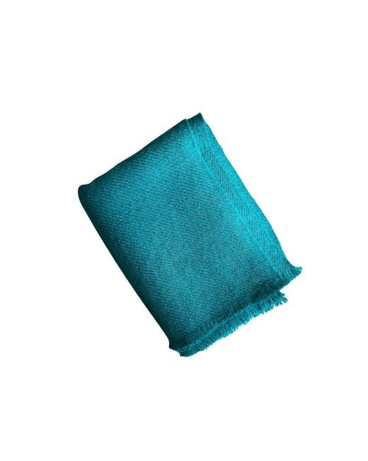 Heritagemoda Blue Handmade Cashmere Pashmina for men