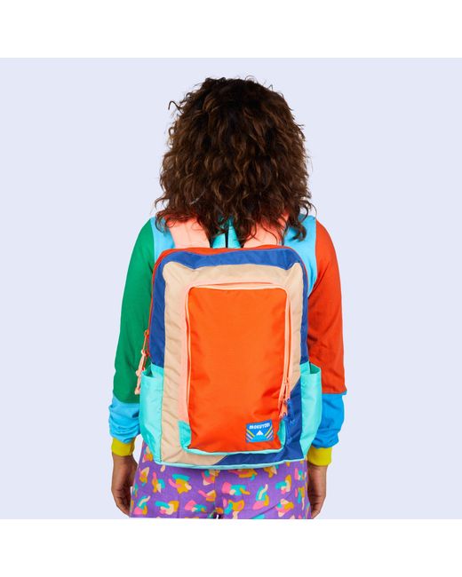 Mokuyobi Orange Schoolhouse Flyer Backpack
