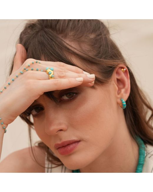 LINYA JEWELLERY Metallic Nomi Sahmeran Hand Chain
