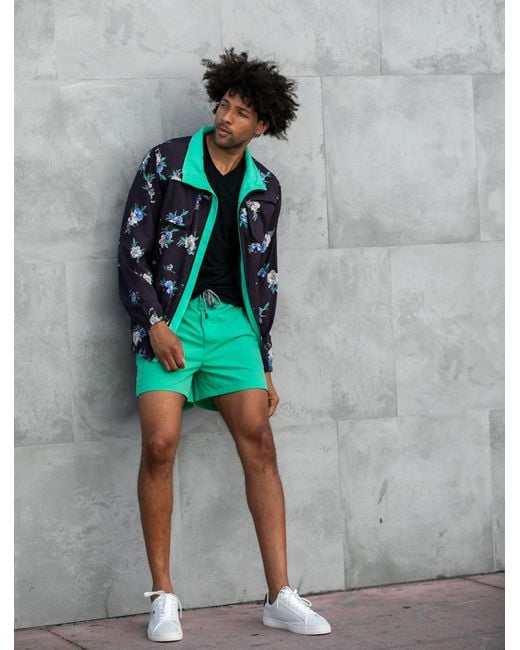 Lords of Harlech Green Quack Swim Short for men