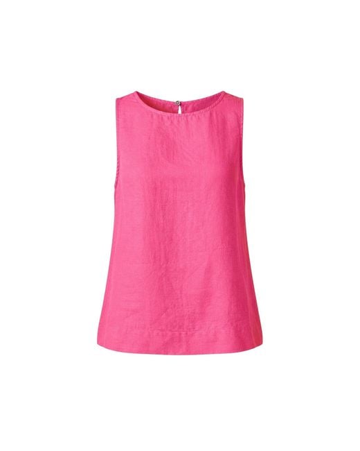 Oh!Zuza Pink Echo Viscose Top Wide Straps