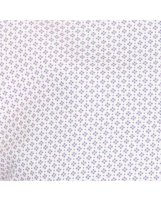 Vustra Purple Diamond Block Print for men