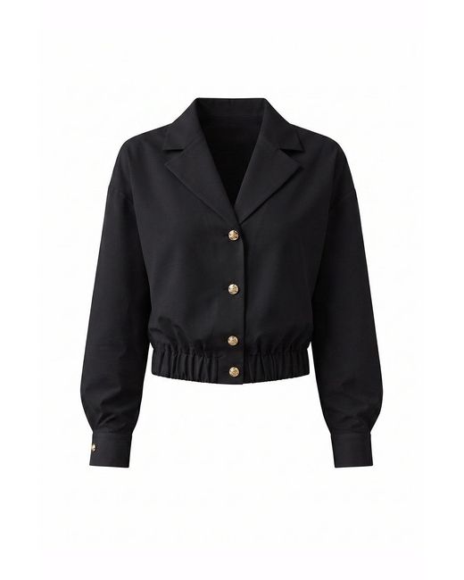 Exquise Black Romina Collar Jacket