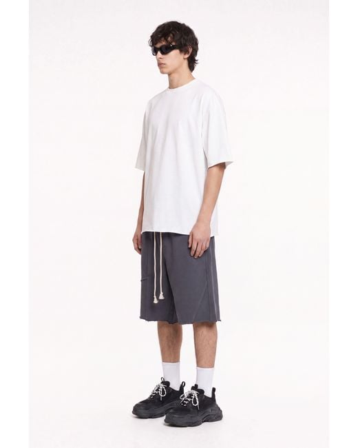 mysimplicated Gray Graphite Bermuda for men