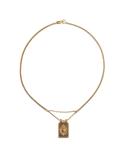 IN CAUDA VENENUM Metallic Arcanum Necklace