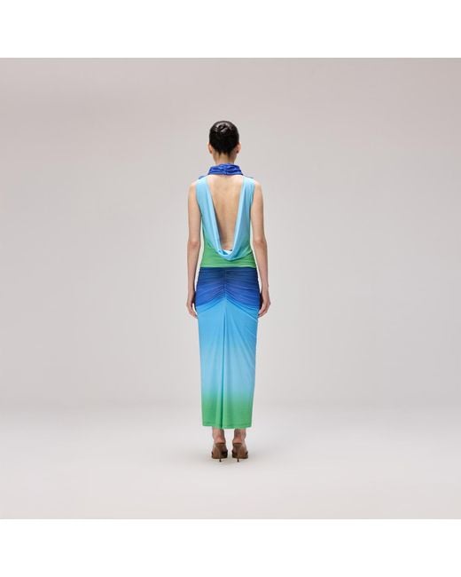 Herfetch Blue Bodrum Midi Skirt