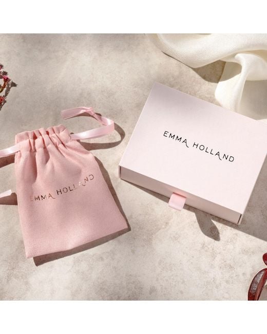 Emma Holland Jewellery Metallic Mini Hoop Clip Earrings