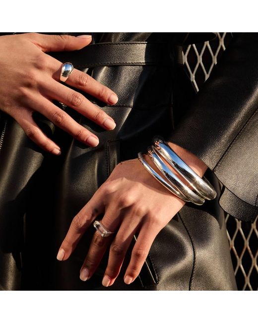 Argento Vivo Metallic Whitney Bangle