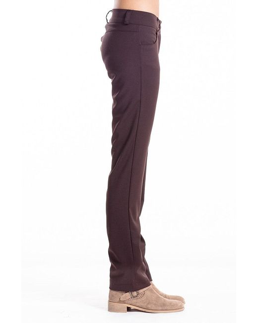 Conquista Purple Low Rise Trousers