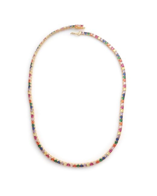 Hye Jane Jewelry Metallic Parker Tennis Necklace