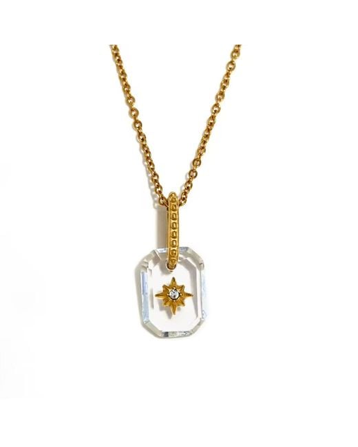Olivia Le Metallic Lindy Star Pendant Necklace