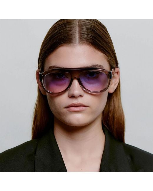 A.Kjærbede Blue Rio Sunglasses Transparent