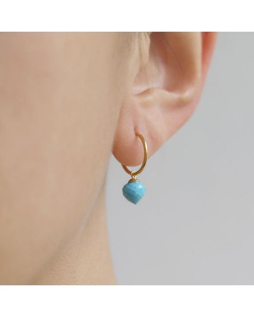 MOUNIR LONDON Blue Minaret Drop Earrings