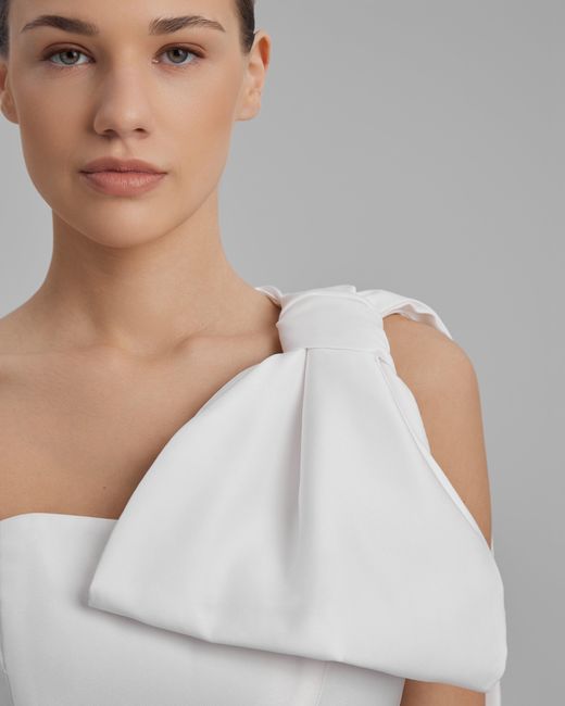 Baé Special Moments White Joy Dress + Cape Bow