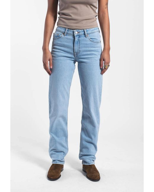 Dr. Denim Blue Arch Mid Straight