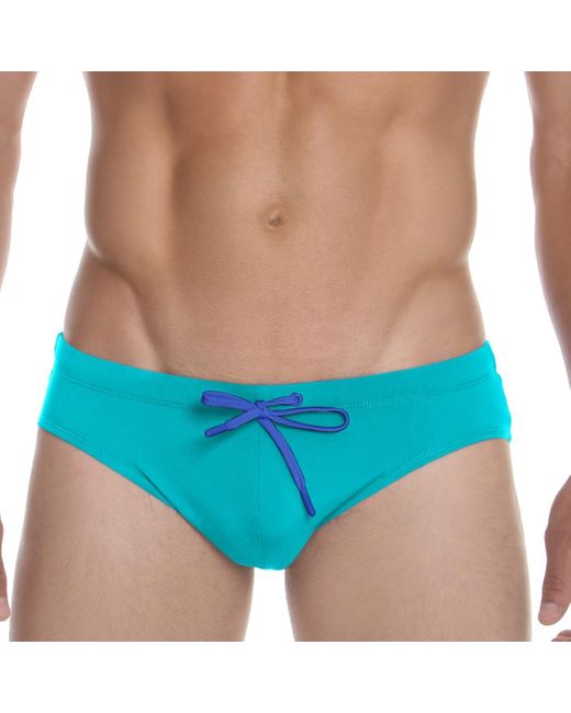 SHOKAN 28 Blue Swim Briefs for men