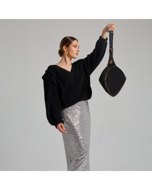 Danni Ro Black Virginia Rhombus Bag