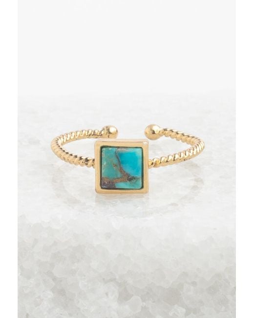 Starfish Project Blue Jayne Square Ring