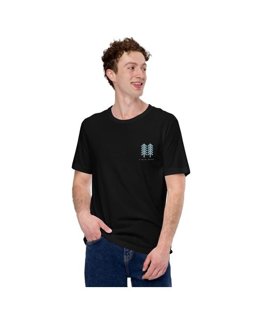 Anchor and Crew Black One Field Notes Organic Cotton T-Shirt for men
