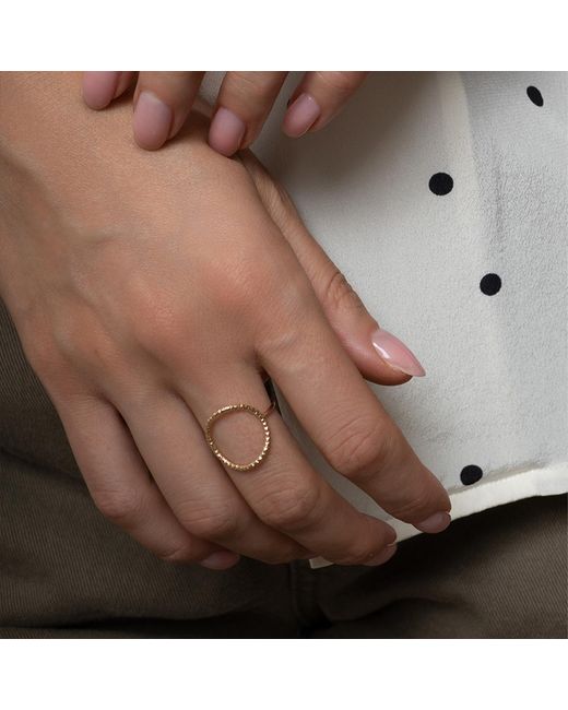 Kate Koel Metallic Karma Circle Ring