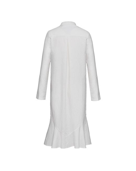 Smart and Joy Gray Structured Shirt Dress