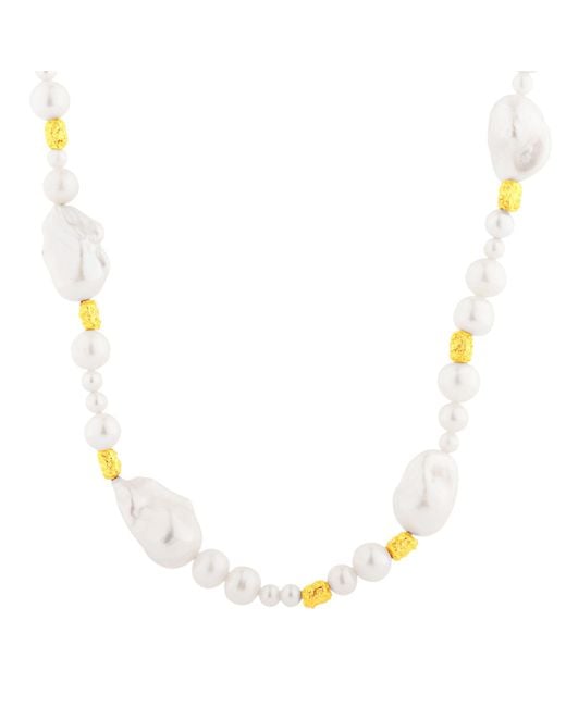 GEM BAZAAR Metallic The Margo Necklace