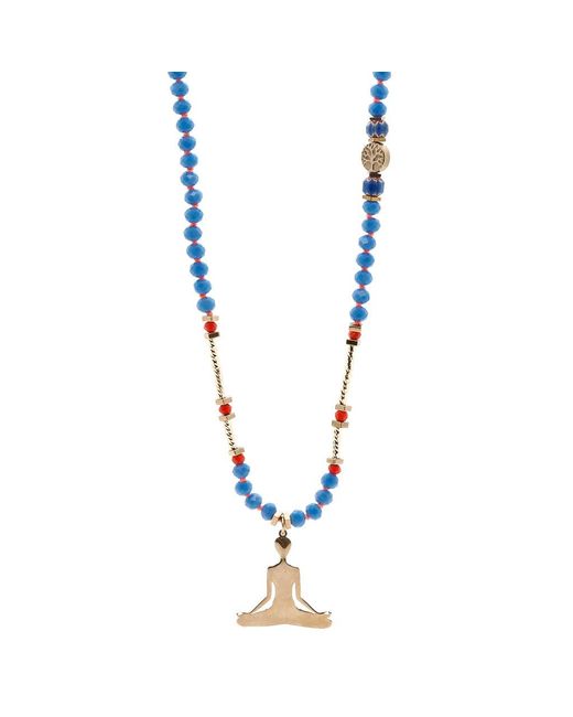 Ebru Jewelry Metallic Yoga Meditation Necklace