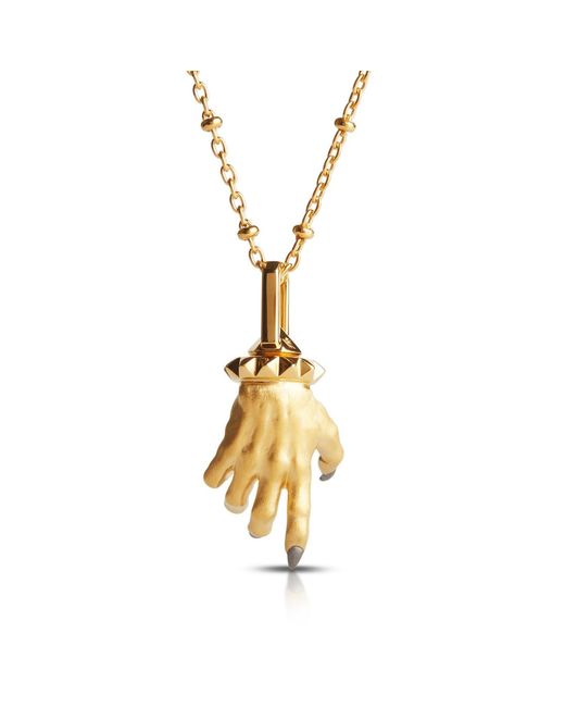 Kasun Metallic Hand Of The Protector Pendant for men