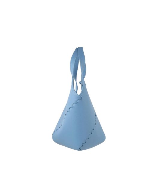 Orange Cube Blue Modern Basket Bag